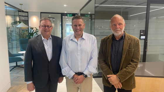 Jeff Korzenik, Phil Beckett, and Paul Cowley