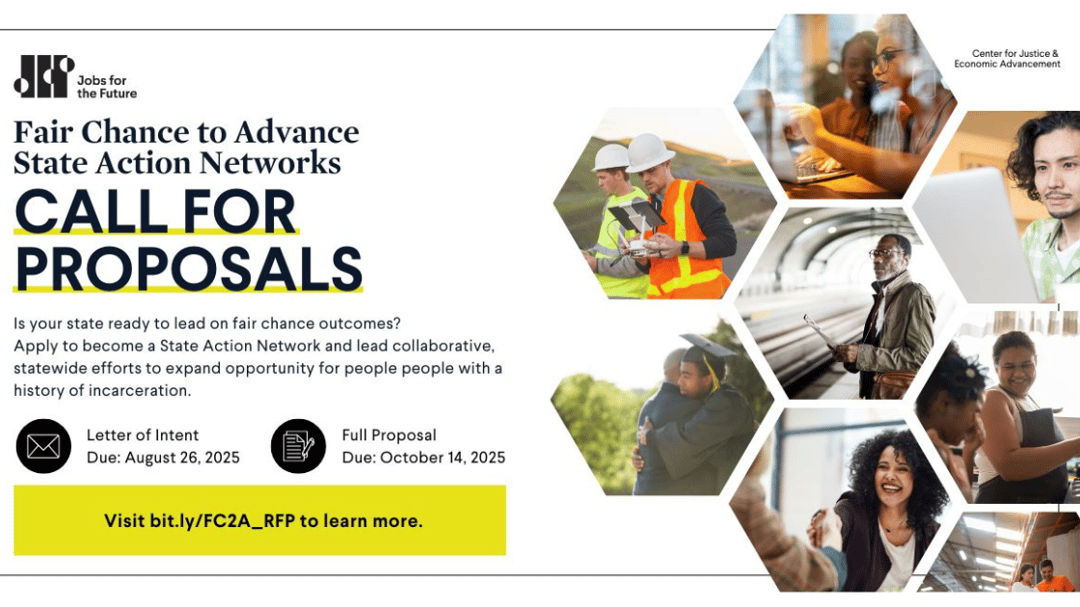JFF F2CA State Action Network Call for Proposals