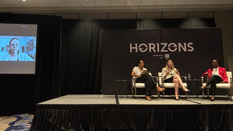 Caz Walcott on a panel at 2025 JFF Horizons