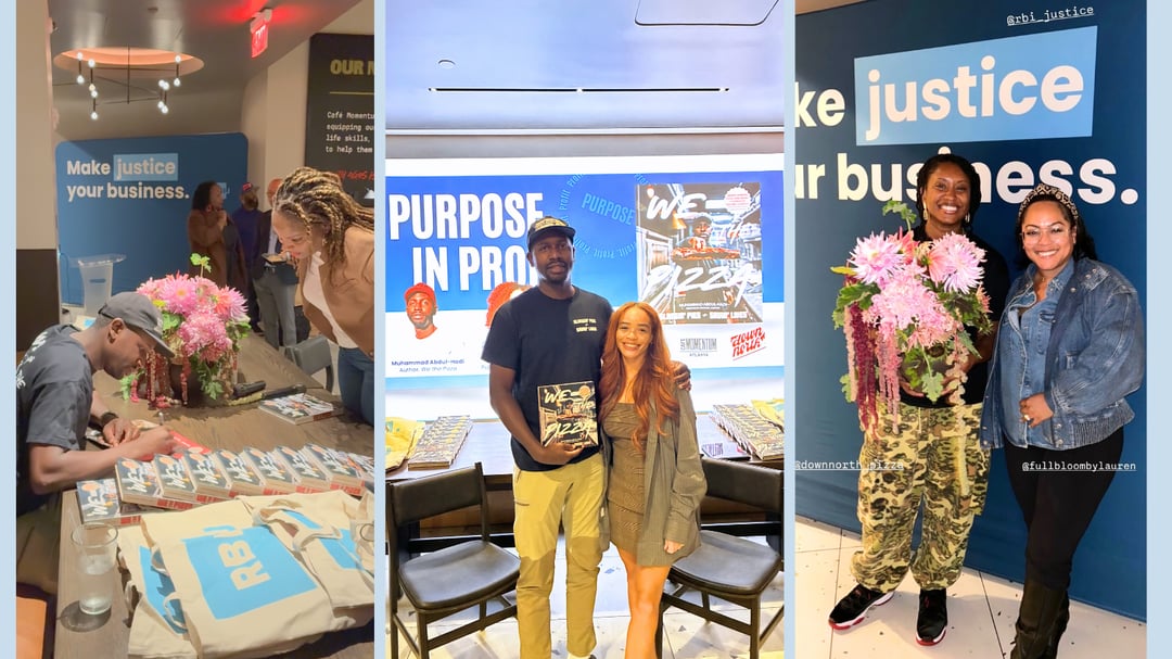 Purpose in Profit Event with Down North Pizza, Cafe Momentum, and RBIJ